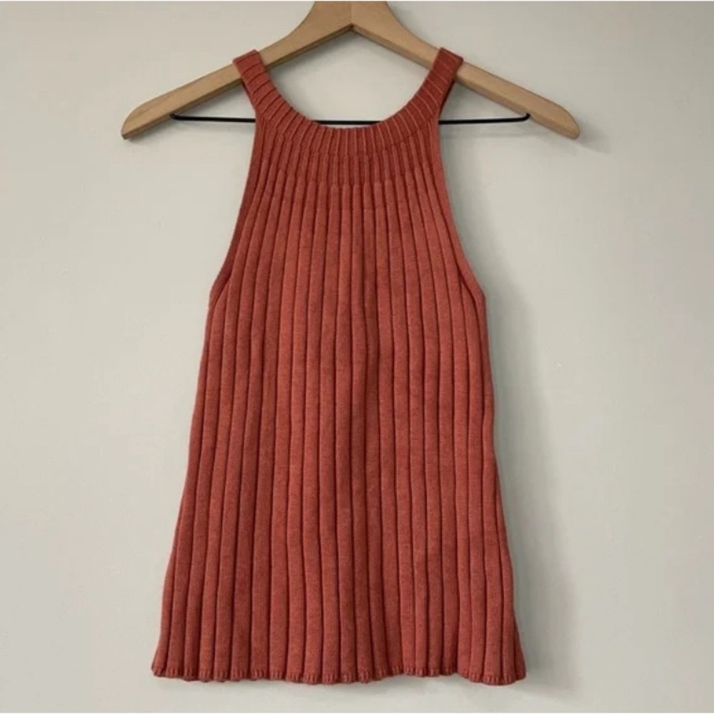 Burnt Orange Sweater Tank from Rue and Willow